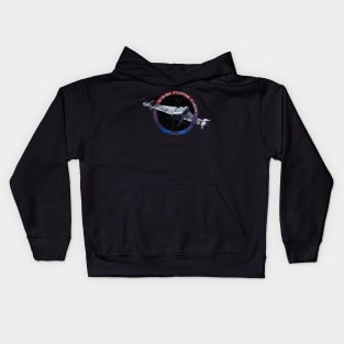 H - WING FIGHTER CORPS REDBLUE Kids Hoodie